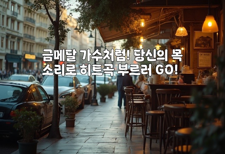 금메달 가수처럼! 당신의 목소리로 히트곡 부르러 GO!