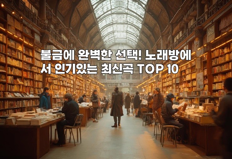불금에 완벽한 선택! 노래방에서 인기있는 최신곡 TOP 10