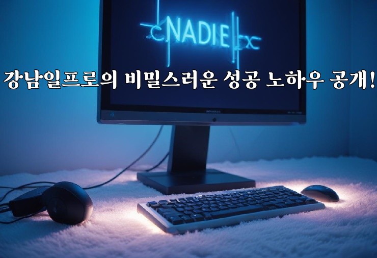 강남일프로의 비밀스러운 성공 노하우 공개!